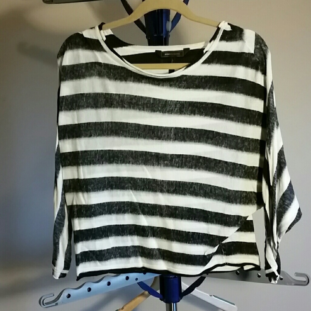Striped long sleeve tee